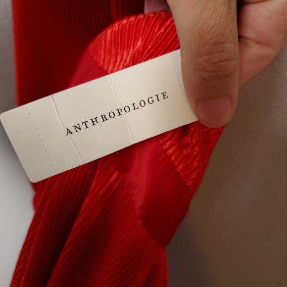 NWT ANTHROPOLOGIE Pleated Halter Neck Jumpsuit - Picture 7 of 12